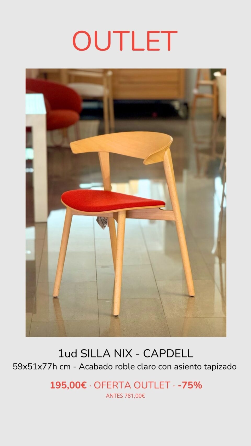 Outlet de Sillas y Asientos Varios - Imagen 2