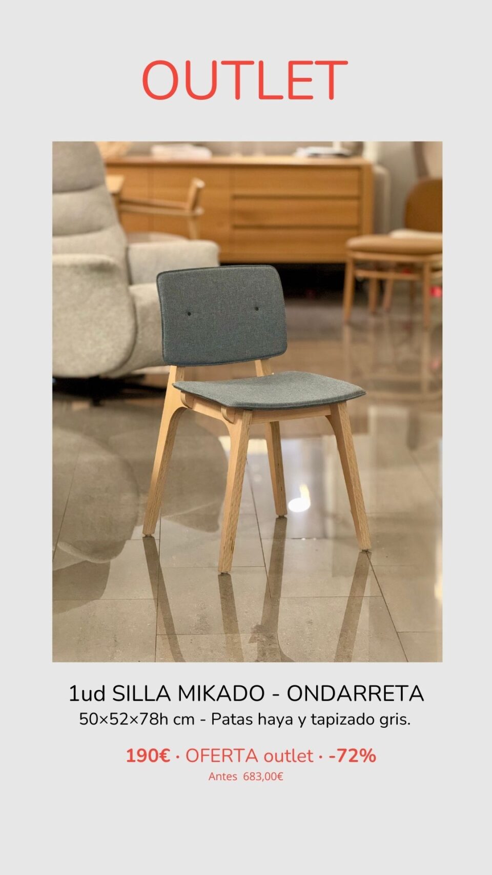 Outlet de Sillas y Asientos Varios - Imagen 13