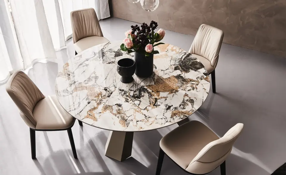 Mesa Eliot Keramik Round de Cattelan - Imagen 2
