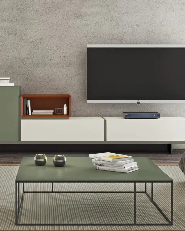 Mesa KU de EMEDE con diseño contemporáneo, estructura robusta y encimera de líneas puras.