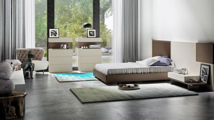 dormitorio a medida boceto interiorismo valencia