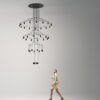 Lámpara Wireflow Chandelier de Vibia